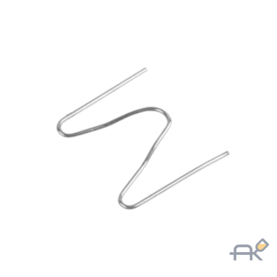 Скоба угловая 0.6 мм WORTEX для WG 7001. WG 7002 100 штук (0323337)